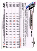2021 Topps Chrome Dallas Keuchel #91