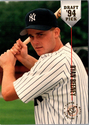 1994 Stadium Club Draft Picks Ryan Beeney #67