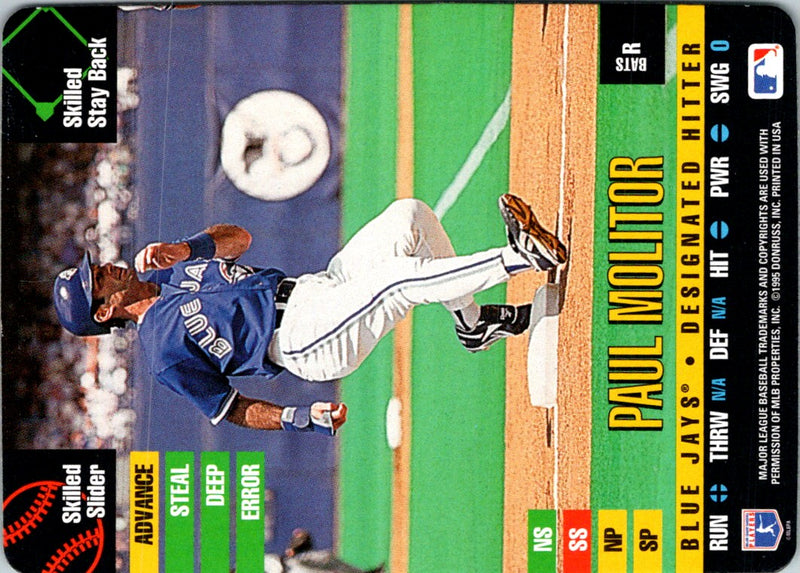 1995 Donruss Top of the Order Paul Molitor