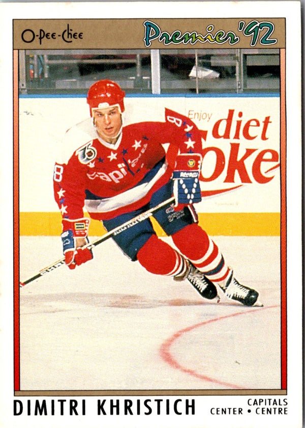 1991 O-Pee-Chee Premier Dmitri Khristich #176