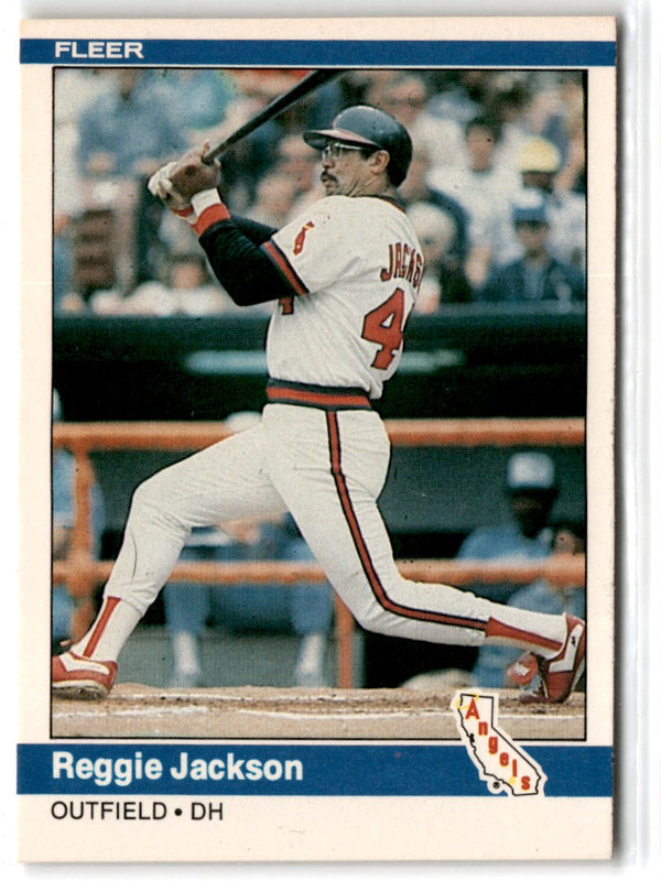 1984 Fleer Reggie Jackson #520