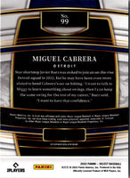 2022 Panini Select Miguel Cabrera #99