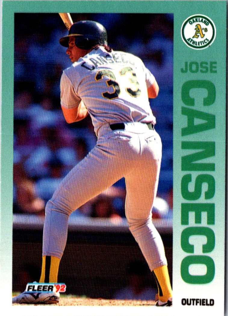 1992 Fleer Jose Canseco