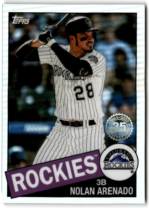 2020 Topps Chrome 1985 Baseball Nolan Arenado #85TC-24