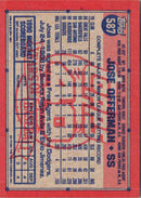 1991 Topps Jose Offerman