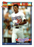 1991 Topps Jose Offerman