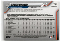 2020 Topps Chrome Walker Buehler #104