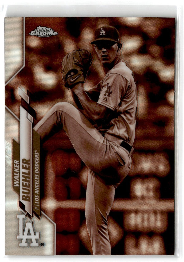 2020 Topps Chrome Walker Buehler #104