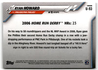 2020 Topps Chrome Update Ryan Howard #U-93
