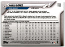 2020 Topps Chrome Pablo Lopez