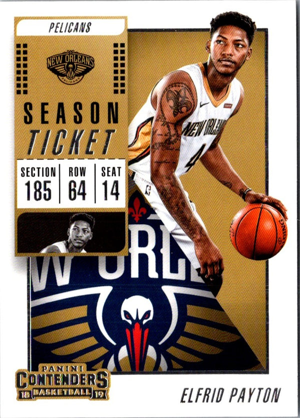 2018 Panini Contenders Game Ticket Elfrid Payton #3