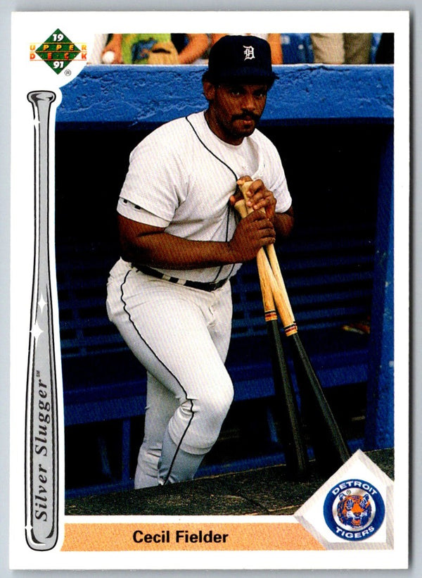 1991 Upper Deck Silver Sluggers Cecil Fielder #SS12