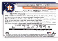 2024 Bowman Green Pattern Justin Verlander #48