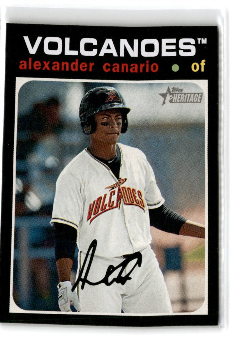 2020 Topps Heritage Minor League Alexander Canario