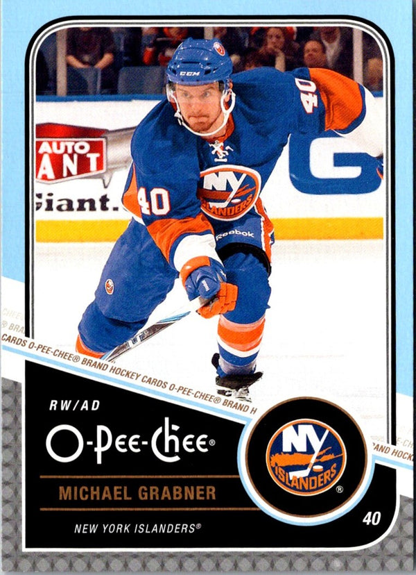 2011 O-Pee-Chee Michael Grabner #77