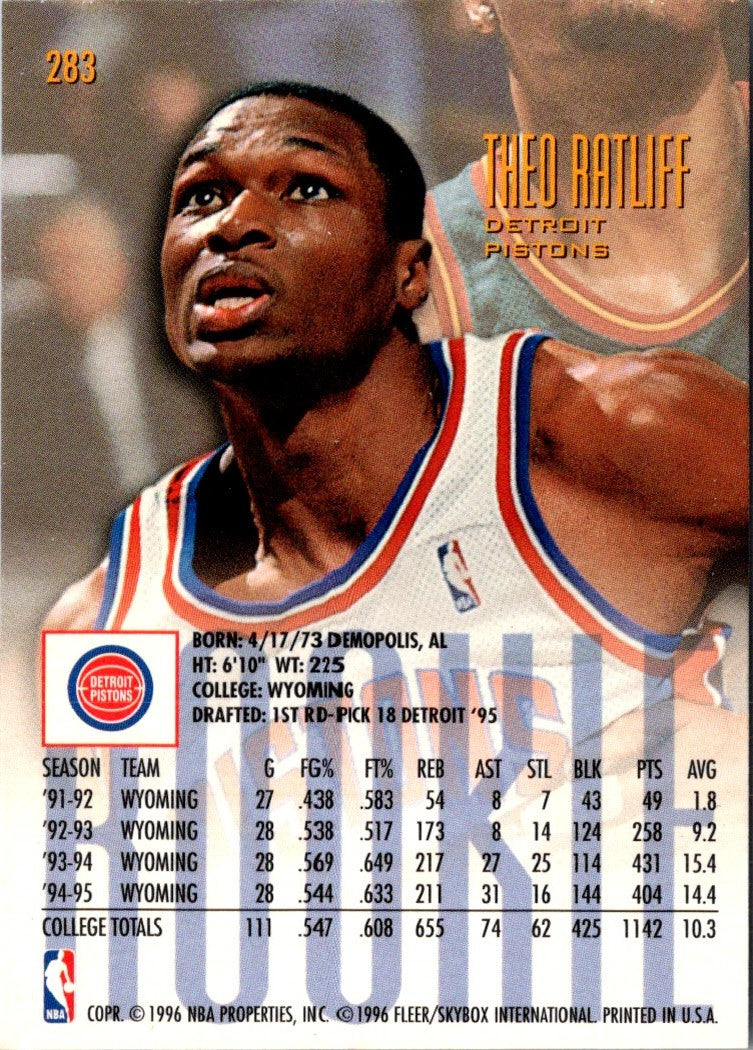 1995 Ultra Theo Ratliff