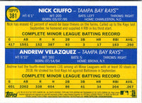2019 Topps Heritage Andrew Velazquez/Nick Ciuffo #381 Rookie