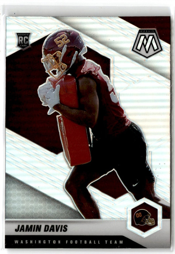 2021 Panini Mosaic Jamin Davis #364 Rookie