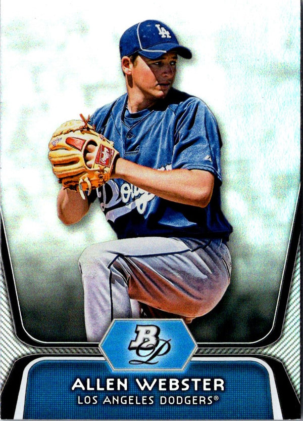 2012 Bowman Platinum Prospects Allen Webster #BPP47