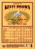 2003 Fleer Splendid Splinters Kevin Brown #76