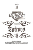 2013 Panini Triple Play Tattoos Mike Trout