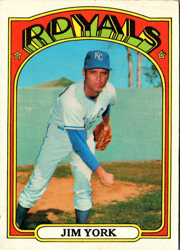 1972 Topps Jim York #68 Rookie