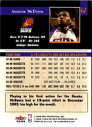 2003 Fleer Patchworks Antonio McDyess