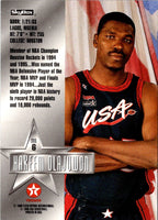 1996 SkyBox USA Texaco Hakeem Olajuwon #6