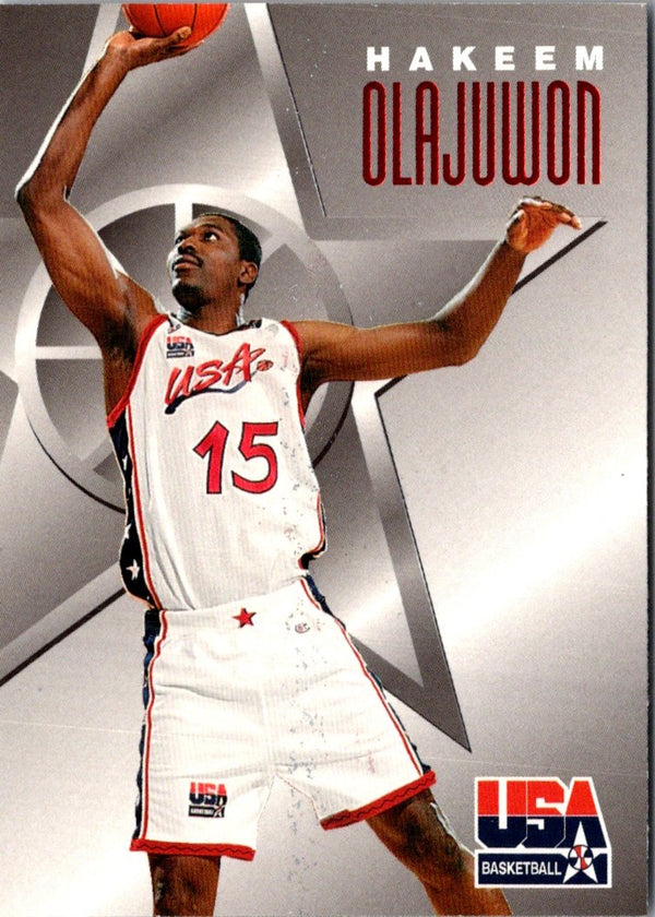 1996 SkyBox USA Texaco Hakeem Olajuwon #6