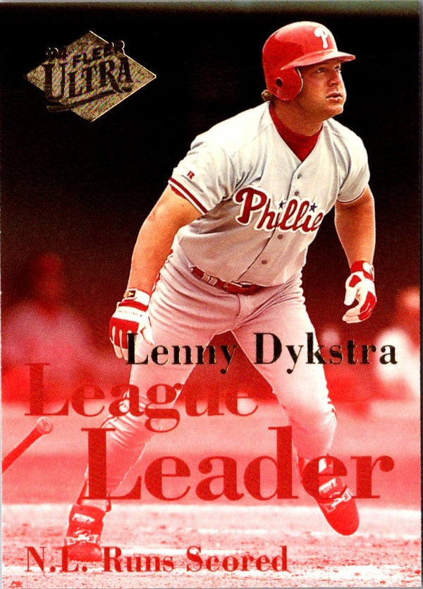 1994 Ultra League Leaders Lenny Dykstra #7