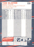 1988 Fleer Tom Glavine #539 Rookie