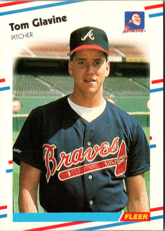 1988 Fleer Tom Glavine #539 Rookie