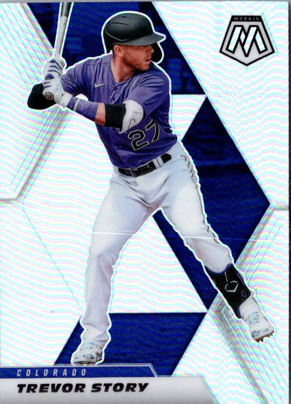 2021 Panini Mosaic Blue Trevor Story #195