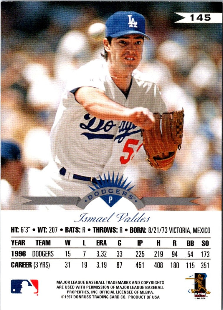 1997 Leaf Ismael Valdes