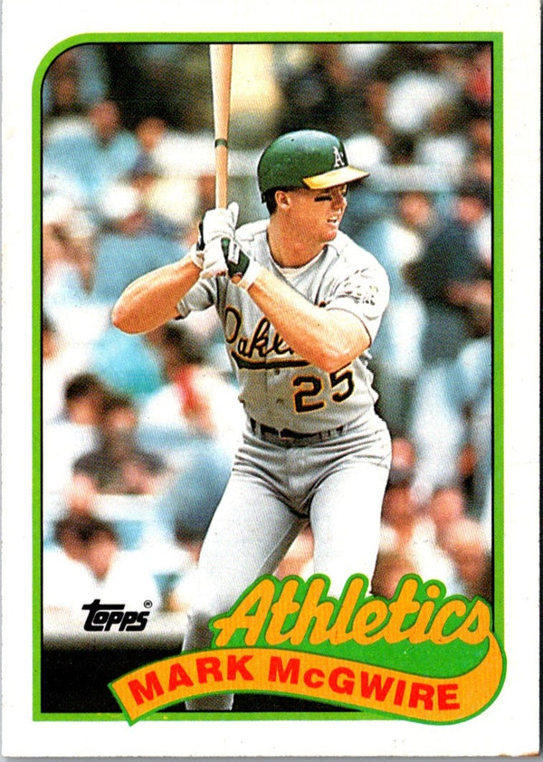 1989 Topps Mark McGwire #70