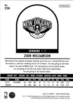 2022 Hoops Blue Zion Williamson #296