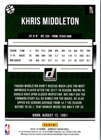 2018 Donruss Khris Middleton #75