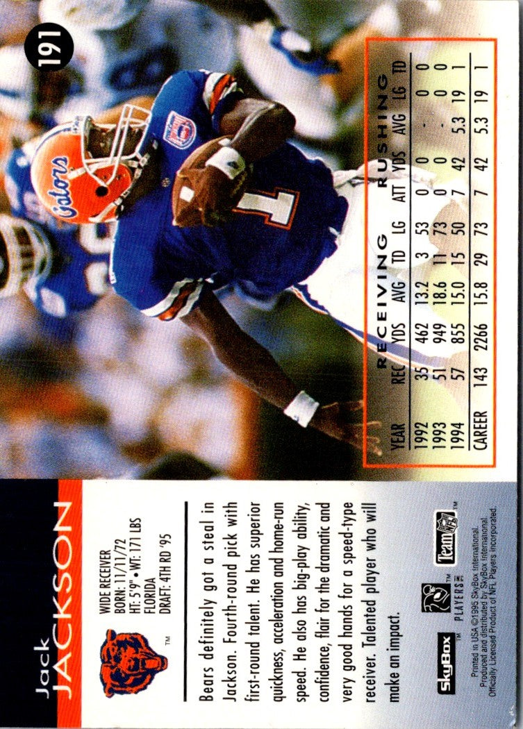 1995 SkyBox Impact Jack Jackson