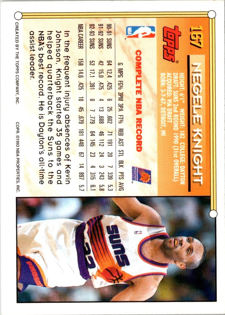 1993 Topps Gold Negele Knight