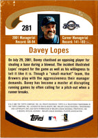 2002 Topps Limited Davey Lopes #281