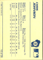1989 Star Beloit Brewers I Chris Johnson #10