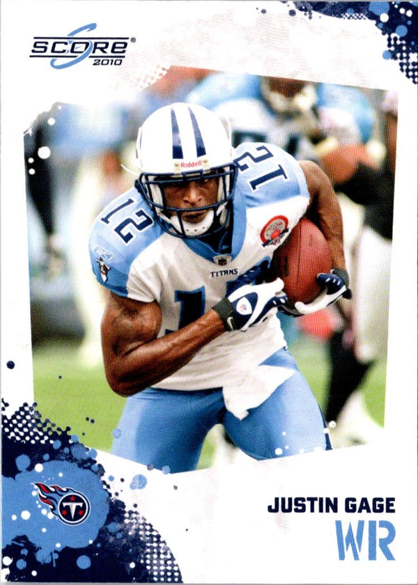 2010 Score Justin Gage #286