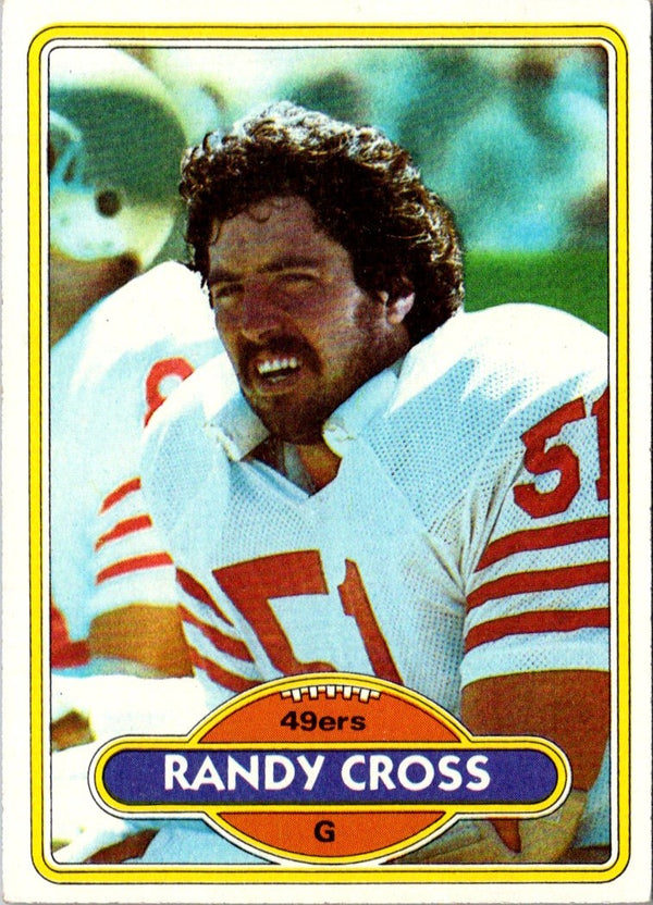 1980 Topps Randy Cross #123