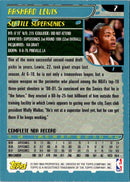2001 Topps Rashard Lewis