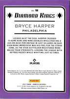 2021 Donruss Holo Purple Bryce Harper #18