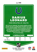 2021 Donruss Press Proof Blue Darius Leonard #149