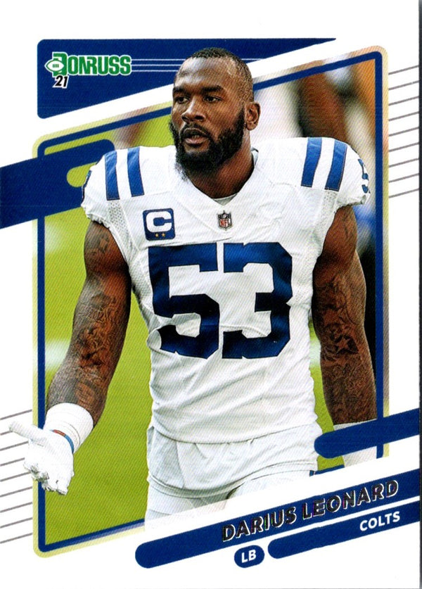 2021 Donruss Press Proof Blue Darius Leonard #149