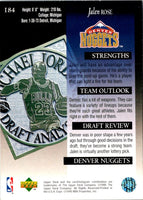 1994 Upper Deck Jalen Rose #184