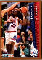 1992 Fleer Andrew Lang #406