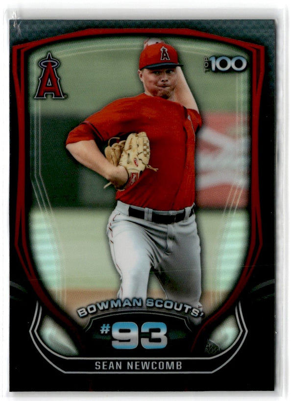 2015 Bowman Scouts Top 100 Sean Newcomb #BTP-93